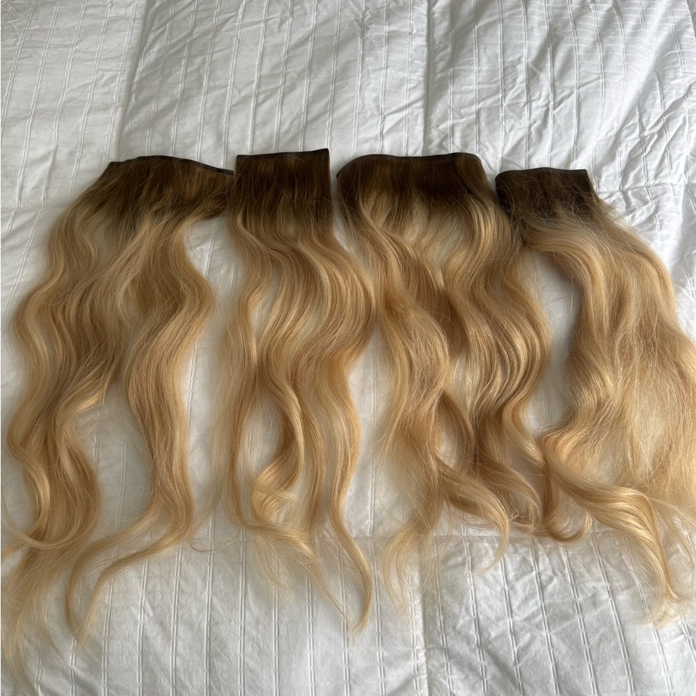 BELLAMI Dark to Light Blonde Hair Extensions